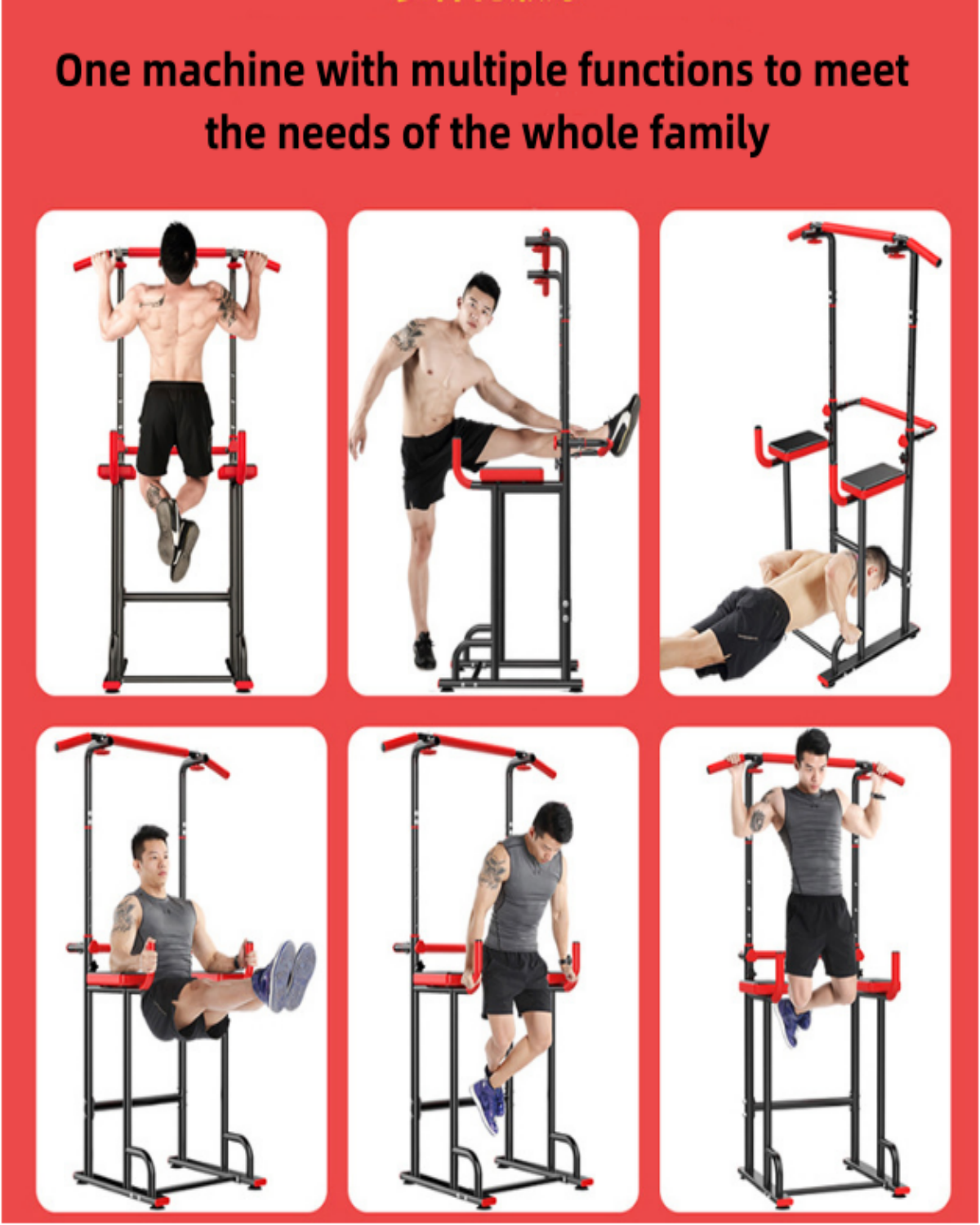 Multifunctional home fitness equipment