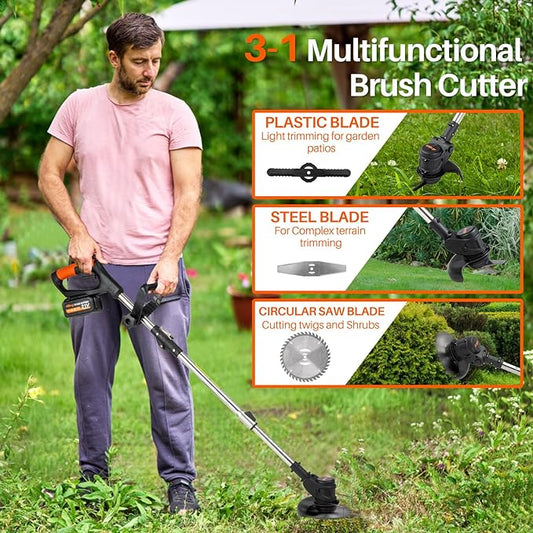 Multifunctional lithium battery lawn mower