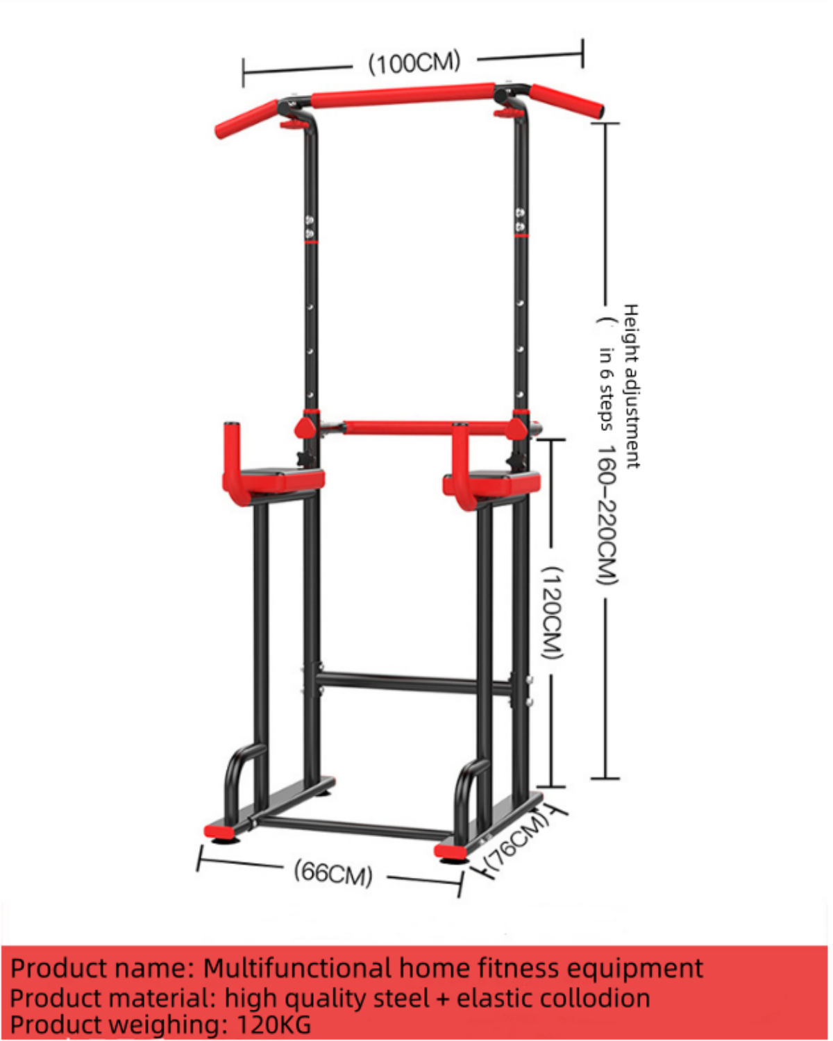 Multifunctional home fitness equipment